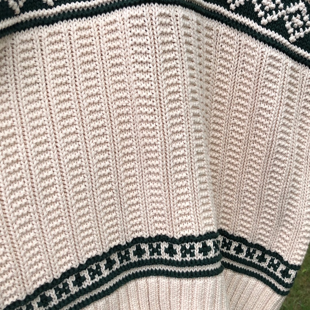 Gap Cotten Snowflake Pattern Sweater - image 8